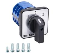 Heschen LW28-32/D303.3 Commutateur à came rotatif universel 660 V/32 A - 3 positions, 3 phases - 12 bornes CE