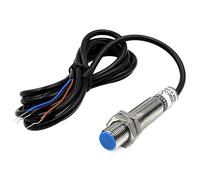 Heschen M12 Capacitif Capteur De Proximité Commutateur Type De Bouclier LJC12A3-2-Z/AX Détecteur 1-2mm 10-30VDC 200mA NPN normalement fermé (NC) 3 fils