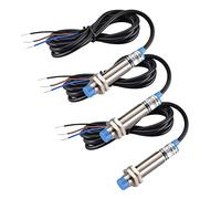 Heschen M12 Détecteur de proximité inductif, LJ12A3-4-Z/BX, Détecteur 4mm, 10-30VDC 200mA, NPN Normalement Ouvert (NO), Type non blindé, 3 fils, 3 pièces