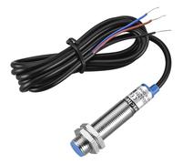 Heschen M12 Détecteur de proximité inductif, Type blindé, LJ12A3-2-Z/BY, Détecteur 2mm, 10-30VDC 200mA, PNP normalement ouvert (NO), 3 fils (1)