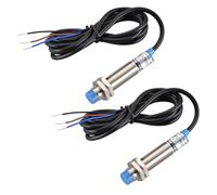 Heschen M12 Détecteur de proximité inductif, Type non blindé, LJ12A3-4-Z/BX, Détecteur 4mm, 10-30VDC 200mA, NPN normalement ouvert (NO), 3 fils (2)