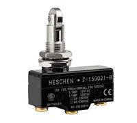 Heschen Micro interrupteur Z-15GQ21-B à montage sur panneau poussoir à rouleau transversal moyen OP 3 borne à vis 15A courant nominal