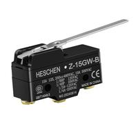 Heschen Micro interrupteur Z-15GW-B3 levier de charnière 3 borne à vis 15A courant nominal