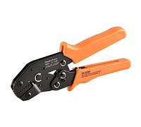 Heschen Mini pince à sertir à cliquet, SN-02WF, outils de sertissage de bornes d'extrémité de cordon, utilisation pour 0,14-2,5 mm² (26-13 AWG), Orange