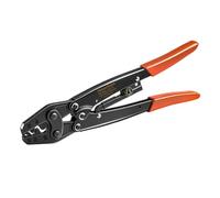 Heschen Pince à sertir à cliquet HS-16 pour bornes non isolées de 1,5 à 16 mm² (15-5 AWG) (type point)