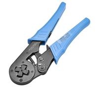 Heschen Pince à sertir, HSC8 16-4, mini outil de sertissage auto-réglable, utilisation pour manchons de câbles de 6,0 à 16,0 mm² (10-5 AWG), bleu