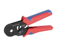 Heschen Pince à sertir HSC8 6-4A Mini outils de sertissage auto-réglables pour 0,25-6,0 mm² (23-10 AWG) à virole carrée Rouge