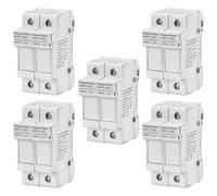 Heschen Porte-fusible solaire/photovoltaïque, porte-fusible PV, HSPV-30D, DC1000V 32A, 2 pôles, montage sur rail DIN 35mm, pour fusible HSPV-30 ST-10PV 10 x 38 mm, certifié CE (5)