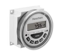 Heschen Relais programmable hebdomadaire TM-619-4, CN304, DC 12 V 16 A SPST 5 Broches