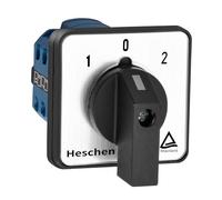 Heschen Sélecteur à came rotatif universel SZW26-20/D303.3 660 V 20 A 3 positions 3 phases 12 bornes CE