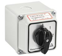 Heschen SZW26-20-0-4.2D Commutateur de sélection à cames universel à encliquetage ON-OFF 5 positions 8 bornes avec interrupteur principal extérieur CE