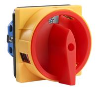 Heschen SZW26-20/2GS Commutateur de sélecteur de came rotatif universel AC660 V 20 A, 2 positions 2 phases 8 bornes, commutateur d'alimentation à transfert manuel pour commande moteur et générateur