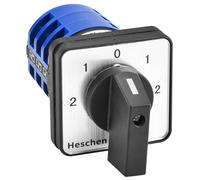 Heschen SZW26-32/133133.3 Interrupteur de caméscope rotatif universel 660V 32A 5 positions 3 phases 12 bornes CE