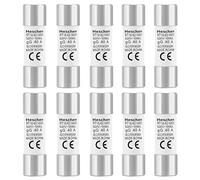 Heschen Tube cylindrique en céramique fusible Lien, RT18-63 (RO16), 14 * 51mm, 40A 500V, CE, Lot de 10