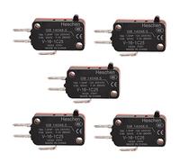 Heschen V-16-1C25 Lot de 5 micro-interrupteurs SPDT 16 A 250 V AC