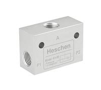 Heschen Vanne pneumatique KV-08 PT1/4 - Échappement rapide à sens unique