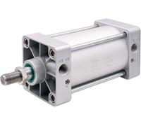 Heschen Vérin pneumatique Standard, SC 100-100, PT1/2'' Port, Alésage 100mm, Course 100mm, Double Effet