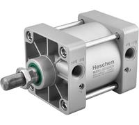 Heschen Vérin pneumatique Standard, SC 100-25, PT1/2'' Port, Alésage 100mm, Course 25mm, Double Effet