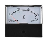 Heschen Voltmètre analogique rectangulaire 670 Style DC 0-300 V Classe 2.0