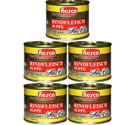 Hesco First Class Soupe de bœuf fortement concentrée 5 boîtes 1060ml