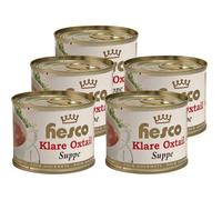 Hesco Soupe de fête claire Oxtail Royal First Class 5 boîtes 1060ml