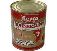 Hesco Soupe de poulet First Class bouillon fortement concentré 850ml