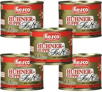Hesco Soupe de poulet fortement concentrée First Class 5 boîtes 1060ml