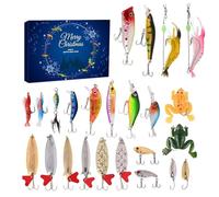 Calendrier De L'avent Peche Pecheur 2023 Calendrier De L'Avent Pour Matériel De Pêche Calendrier Du Compte À Rebours De Noël De La Pêche 24 Jours Leurres Pêche Pour Adulte Homme Garçon Noel