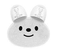 heshi Lave-Pieds et | Brosse antidérapante pour Coussin Massage en Silicone Lapin - Tapis Massage des Pieds en Silicone en Forme Lapin Tapis antidérapant pour Les Bras, Le Dos