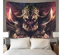 HESHS Elden Ring Tapisserie 3D Effet - Art Mural En Tissu, Tenture Murale Pour Chambre Et Salon, Serviette De Plage Décorative 70cmx100cm