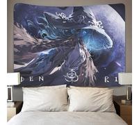 HESHS Elden Ring Tapisserie 3D Effet - Art Mural Tissu Décoratif, Décoration Murale Pour Chambre À Coucher, Tenture Artistique Et Nappes Moderne 150cmx200cm