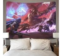 HESHS Elden Ring Tapisserie 3D Effet - Art Mural Tissu, Décoration Pour Chambre, Salon Et Collège Dortoir, Tenture Moderne 130cmx150cm