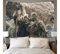 HESHS Elden Ring Tapisserie 3D Effet - Art Mural Tissu, Décoration Pour Chambre, Salon Et Collège Dortoir, Tenture Moderne 70cmx100cm