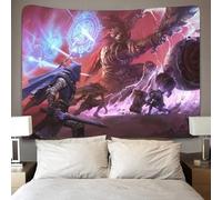 HESHS Elden Ring Tapisserie 3D Effet - Art Mural Tissu, Décoration Pour Chambre, Salon Et Collège Dortoir, Tenture Moderne 70cmx100cm