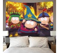 HESHS South_Park Tapisserie 3D Effet - Art Mural En Tissu, Tenture Murale Pour Chambre Et Salon, Serviette De Plage Décorative 150cmx200cm
