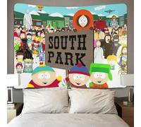 HESHS South_Park Tapisserie 3D Effet - Art Mural Tissu Décoratif, Décoration Murale Pour Chambre À Coucher, Tenture Artistique Et Nappes Moderne 70cmx100cm