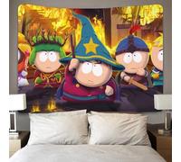 HESHS South_Park Tapisserie 3D Effet - Art Mural Tissu, Décoration Pour Chambre, Salon Et Collège Dortoir, Tenture Moderne 70cmx100cm