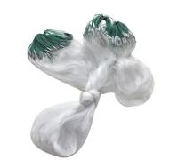 HESHUWEN Filet Monofilament Filet de pêche Blanc Vert Clair avec piège à Poisson en Flotteur Petit monofilament jylon Net la Unique(C)