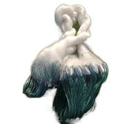 HESHUWEN Filet Monofilament Net de pêche en Nylon 3 Couches Gillnet avec Un Outil au piège à Poissons fluvial Flottant 2 mètres Haut 100 Long(100m-2m-4cm)