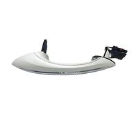 HESHUWEN PoignéE De Porte De Voiture Poignée de porte Utilisation l'ajustement sans clé for BMW F07 F10 F06 F11 F01 F03 F04 F12 F13 64 0d 640i 650i M6 730D 730I 740D 740I(White,Rear left)