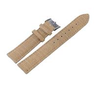 HESHUYAN Bracelet Montre Bracelet de Montre rétro en Tissu Denim for Homme et Femme, 10 mm, 12 mm, 14 mm, 16 mm, 18 mm, 20 mm, 22 mm Bracelets De Montres(Light Brown,18mm)
