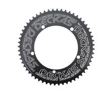 HESHUYAN Couronnes Cyclisme 144BCD Plateau Rond vélo à engrenage Fixe 44 46 48 50 52 54 56 56T Plateau 144 Bcd dent 1/2 * 1/8 Plateau VTT(56T)