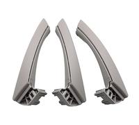 HESHUYAN PoignéEs De PortièRes IntéRieures LHD RHD Beige Noir Gris Poignée de porte intérieure remplacement for BMW Série 3 E90 E91 E92 316 318 320 325 328i 2004-2012(LHD SET Gray)