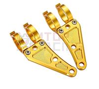HESHUYAN Support Phare Moto Phare de mot moto Support montage or 30mm 33mm 35mm 37mm 38mm 39mm 41mm 43mm 45mm 46mm 47mm 49mm 52mm 54mm Fork Tube(50mm)