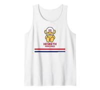 Hesketh Racing Logo World Champion Team Stripes Retro Mascotte Débardeur
