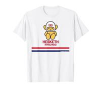 Hesketh Racing Logo World Champion Team Stripes Retro Mascotte T-Shirt