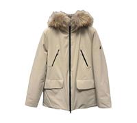 HèSKIMO, Homme, Vestes, Beige, Taille: 2XL Parka à capuche bordée de fourrure