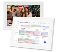 Hesmor 2026 Calendrier Numérique 10,1" | Organisateur Familial Central avec Écran Tactile | Synchronisation Wi-FI, Affichage Intelligent des Semaines, Repas et Agenda | Cadre Photo Numérique
