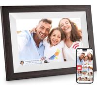 Hesmor Cadre Photo numérique WiFi, Cadre Photo numérique de 10,1 Pouces, écran Tactile LCD IPS 1280 x 800, Rotation Automatique, Stockage de 32 Go intégré