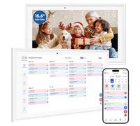Hesmor Calendrier numérique de 15,6 pouces et écran tactile interactif avec tableau des tâches ménagères pour la planification familiale, parfait pour organiser le planificateur mural 2025-2026, cadre